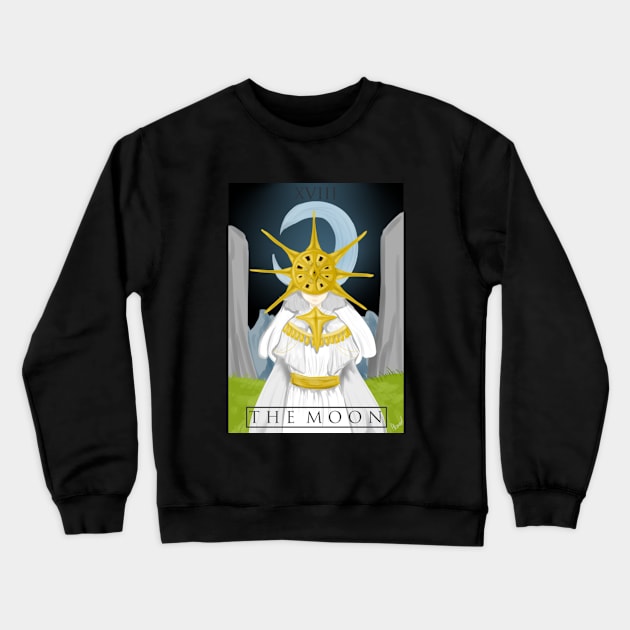 Gwyndolin, the Moon Crewneck Sweatshirt by MooseNGoose